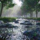 Wave Sounds For Sleep & Waves for Sleep & Water Sounds for Sleep - Tranquil Stream Night Vibes ()